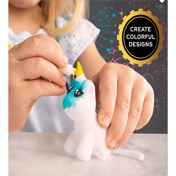 FAO Schwarz Mythical Magic Playful Pets 6 Color and Wash Figurines NWT - Picture 5 of 5